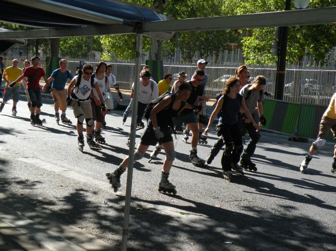  filles à roller